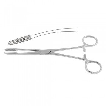 Gross-Maier Dressing Forcep Curved - With Ratchet Stainless Steel, 20 cm - 8"